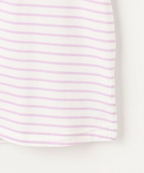 ANY / エニィ カットソー | 袖スカラップ ボーダーTシャツ | 詳細11