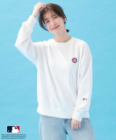 ANY / エニィ カットソー | 【洗濯機可/UVケア】MLB/メジャーリーグベースボール クルーネックスウェット