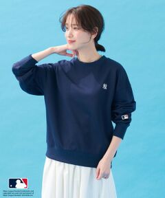 ANY / エニィ カットソー | 【洗濯機可/UVケア】MLB/メジャーリーグベースボール クルーネックスウェット