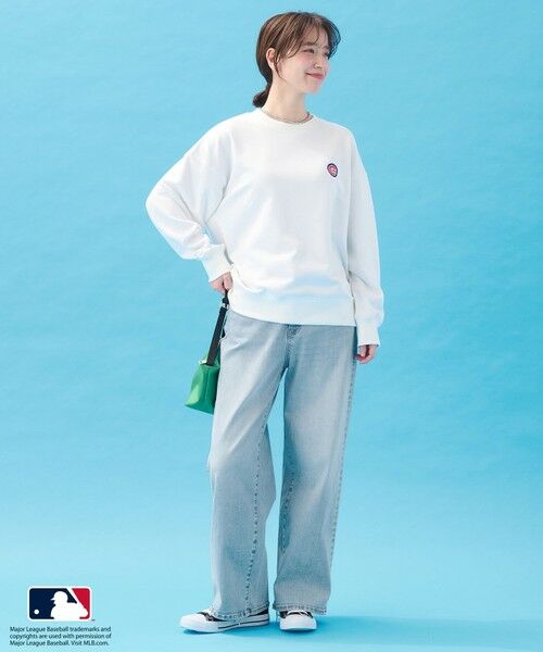 ANY / エニィ カットソー | 【洗濯機可/UVケア】MLB/メジャーリーグベースボール クルーネックスウェット | 詳細3