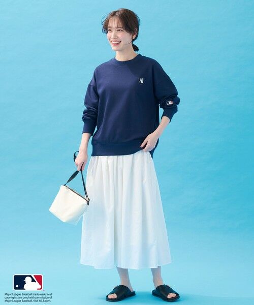 ANY / エニィ カットソー | 【洗濯機可/UVケア】MLB/メジャーリーグベースボール クルーネックスウェット | 詳細8