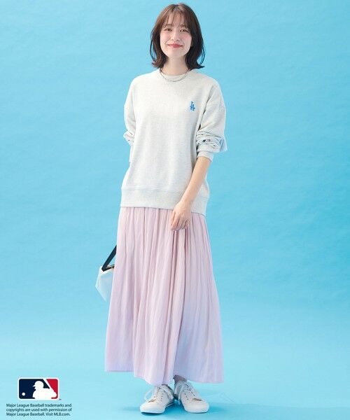 ANY / エニィ カットソー | 【洗濯機可/UVケア】MLB/メジャーリーグベースボール クルーネックスウェット | 詳細18