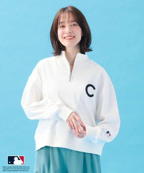 ANY / エニィ カットソー | 【洗濯機可/UVケア】MLB/メジャーリーグベースボール ジップスウェット | 詳細2