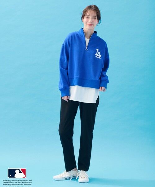 ANY / エニィ カットソー | 【洗濯機可/UVケア】MLB/メジャーリーグベースボール ジップスウェット | 詳細7