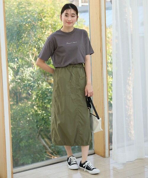 ANY / エニィ カットソー | 【洗濯機可/接触冷感/UVケア】オーガビッツ刺繍ロゴＴシャツ | 詳細11