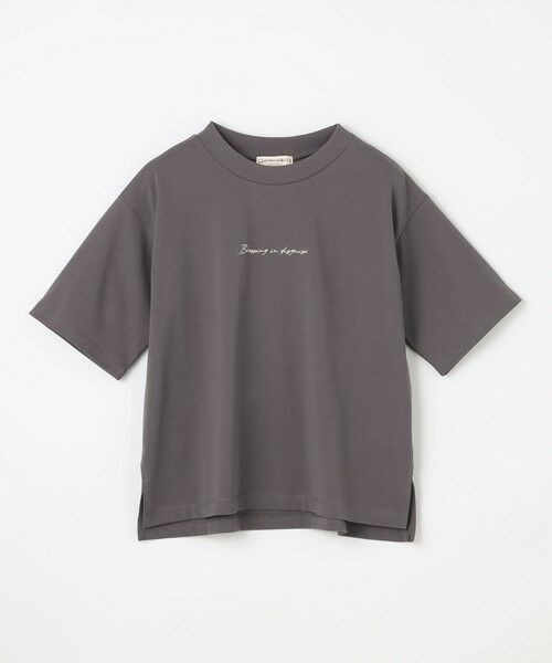 ANY / エニィ カットソー | 【洗濯機可/接触冷感/UVケア】オーガビッツ刺繍ロゴＴシャツ | 詳細12