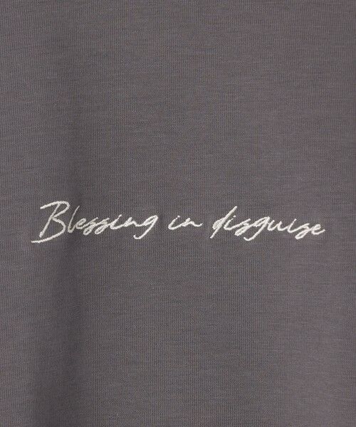 ANY / エニィ カットソー | 【洗濯機可/接触冷感/UVケア】オーガビッツ刺繍ロゴＴシャツ | 詳細17