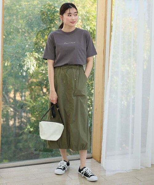 ANY / エニィ カットソー | 【洗濯機可/接触冷感/UVケア】オーガビッツ刺繍ロゴＴシャツ | 詳細10