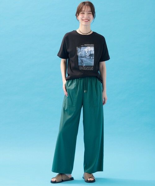 ANY / エニィ カットソー | 【洗濯機可/接触冷感/UVケア】オーガビッツロゴ・フォトTシャツ | 詳細3