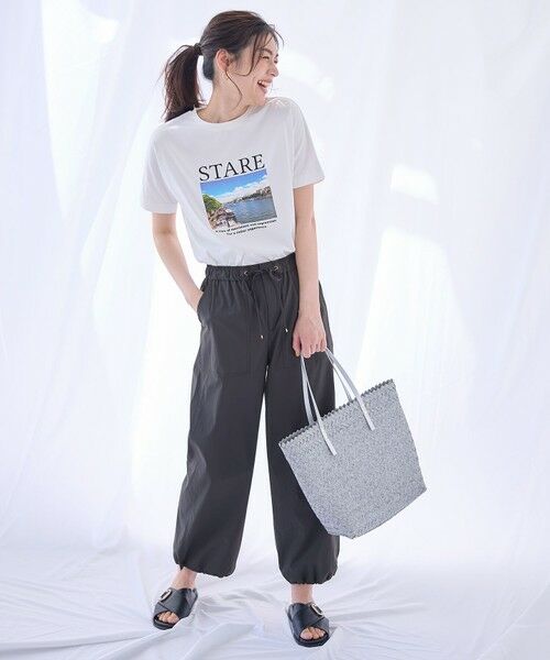 ANY / エニィ カットソー | 【洗濯機可/接触冷感/UVケア】オーガビッツロゴ・フォトTシャツ | 詳細15