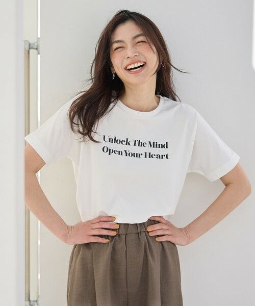 ANY / エニィ カットソー | 【洗濯機可/接触冷感/UVケア】オーガビッツロゴ・フォトTシャツ | 詳細21