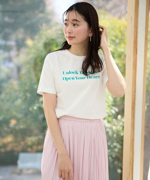 ANY / エニィ カットソー | 【洗濯機可/接触冷感/UVケア】オーガビッツロゴ・フォトTシャツ | 詳細28