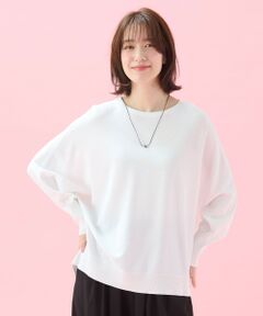 ANY / エニィ ニット・セーター | 【洗濯機可/UVカット/接触冷感】クールタッチボクシーニット