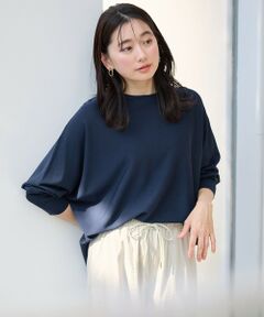 ANY / エニィ ニット・セーター | 【洗濯機可/UVカット/接触冷感】クールタッチボクシーニット