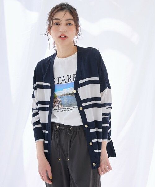 ANY / エニィ カーディガン・ボレロ | クールタッチボクシーカーディガン | 詳細1