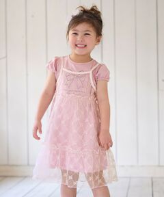 ANY / エニィ ロング・マキシ丈ワンピース | チュールキャミソール付き ワンピース