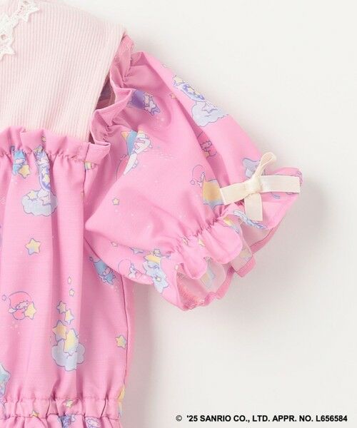 ANY / エニィ ロング・マキシ丈ワンピース | 【any FAM× リトルツインスターズ 】キキ&ララ オン・オフショルダーワンピース | 詳細8