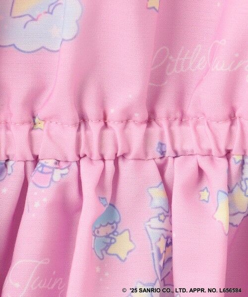 ANY / エニィ ロング・マキシ丈ワンピース | 【any FAM× リトルツインスターズ 】キキ&ララ オン・オフショルダーワンピース | 詳細9