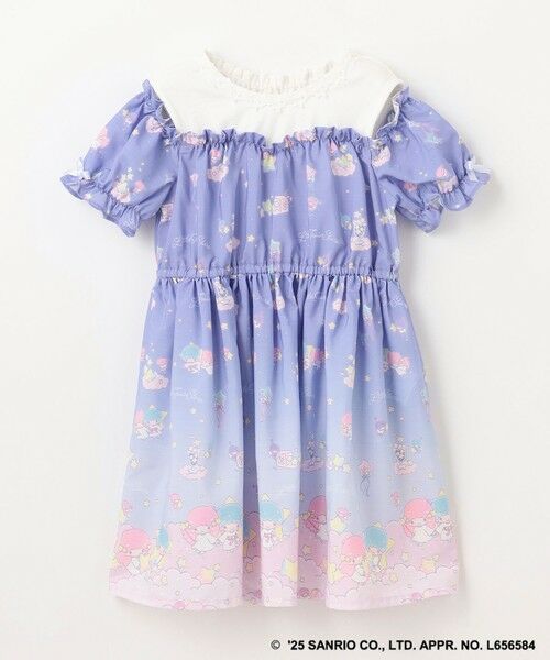 ANY / エニィ ロング・マキシ丈ワンピース | 【any FAM× リトルツインスターズ 】キキ&ララ オン・オフショルダーワンピース | 詳細15