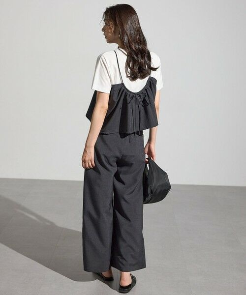 ANY / エニィ セットアップ | 【2SET/洗濯機可】テックリネンキャミソール×パンツセットアップ | 詳細6