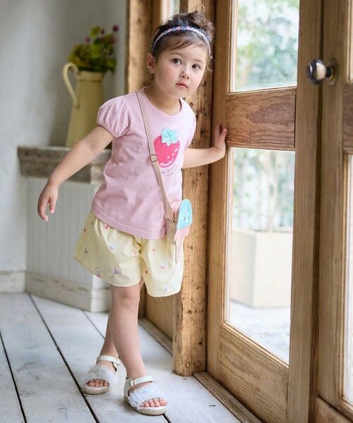 ANY / エニィ ショート・ハーフ・半端丈パンツ | 総柄刺繍 キュロット | 詳細3