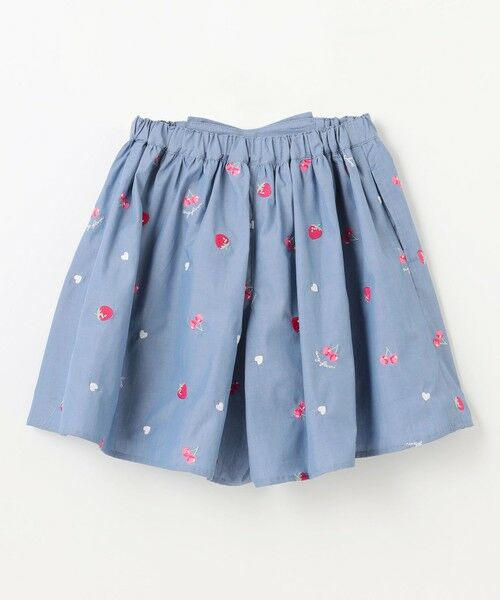 ANY / エニィ ショート・ハーフ・半端丈パンツ | 総柄刺繍 キュロット | 詳細13