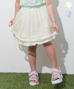 ANY / エニィ ミニ・ひざ丈スカート | リボン チュールスカート