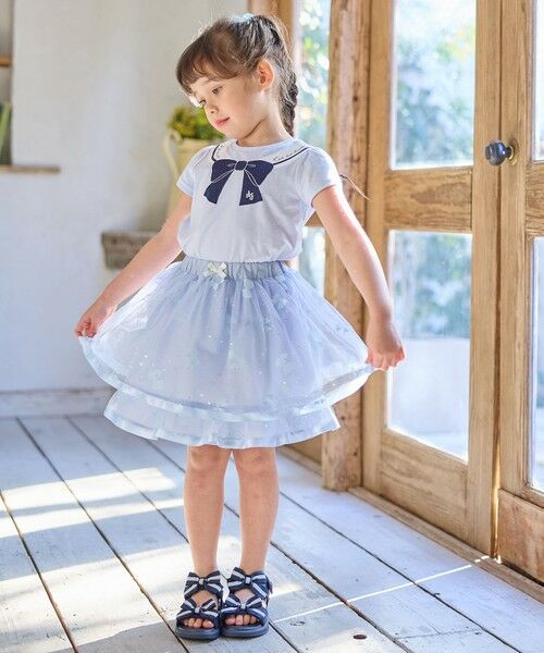 【2万円】ISETAN family  SALE パープルリボンデザインスカート 2万円】ISETAN family SALE パープルリボンデザインスカート