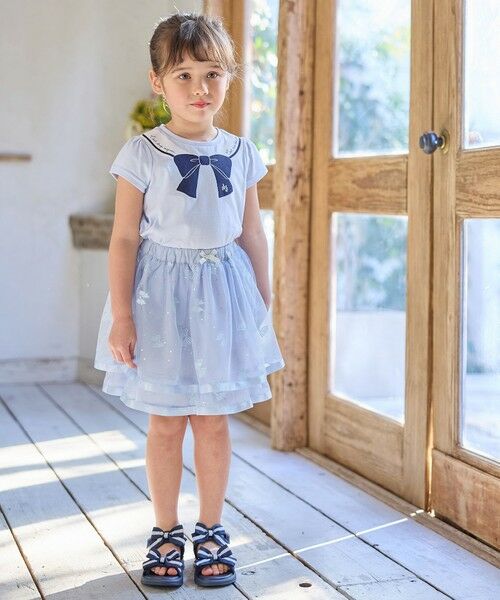 ANY / エニィ ミニ・ひざ丈スカート | リボン チュールスカート | 詳細8