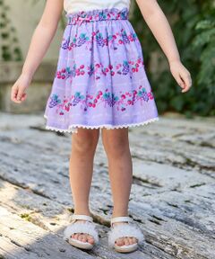 ANY / エニィ ミニ・ひざ丈スカート | 総柄フルーツ スカート