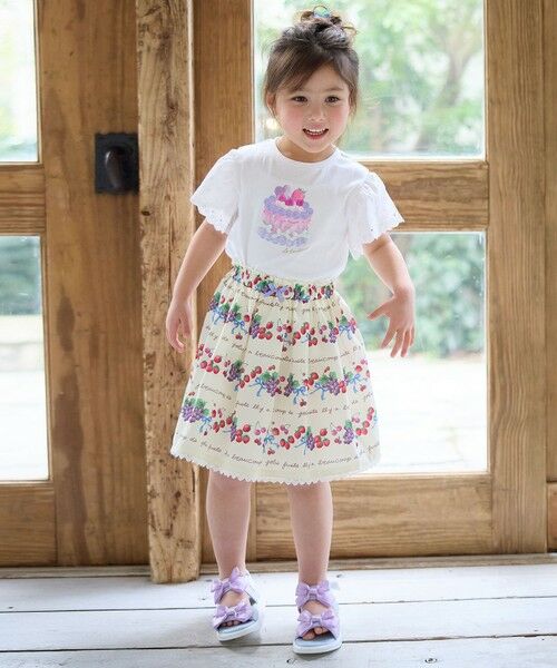 ANY / エニィ ミニ・ひざ丈スカート | 総柄フルーツ スカート | 詳細3