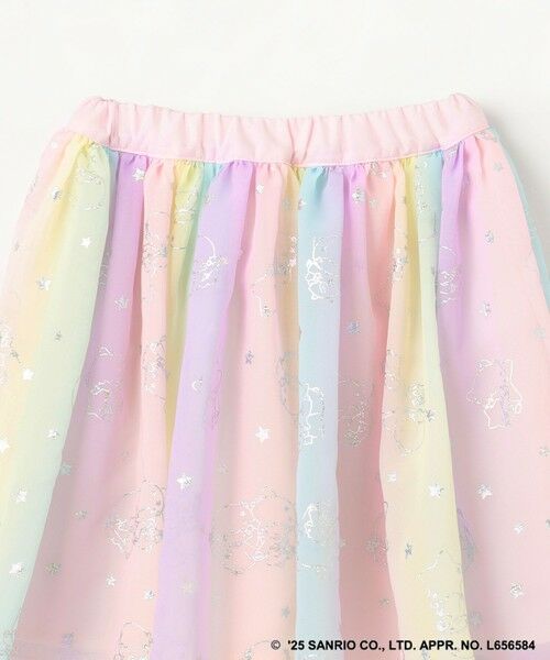 ANY / エニィ ミニ・ひざ丈スカート | 【any FAM× リトルツインスターズ 】キキ＆ララ シフォンスカート | 詳細13