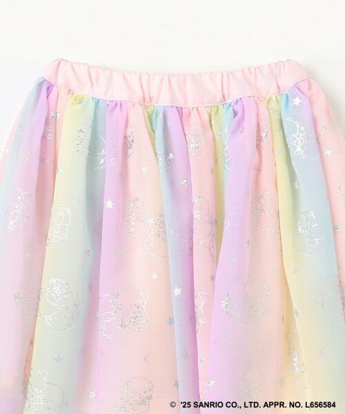 ANY / エニィ ミニ・ひざ丈スカート | 【any FAM× リトルツインスターズ 】キキ＆ララ シフォンスカート | 詳細14