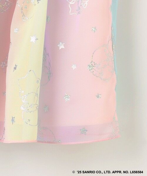 ANY / エニィ ミニ・ひざ丈スカート | 【any FAM× リトルツインスターズ 】キキ＆ララ シフォンスカート | 詳細16