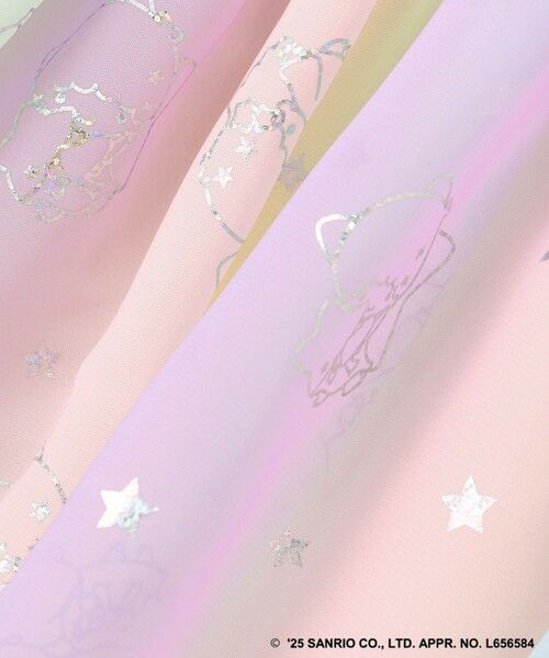 ANY / エニィ ミニ・ひざ丈スカート | 【any FAM× リトルツインスターズ 】キキ＆ララ シフォンスカート | 詳細17