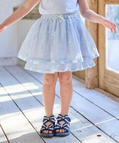 ANY / エニィ ミニ・ひざ丈スカート | リボン チュールスカート