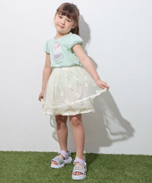 ANY / エニィ ミニ・ひざ丈スカート | リボン チュールスカート | 詳細2