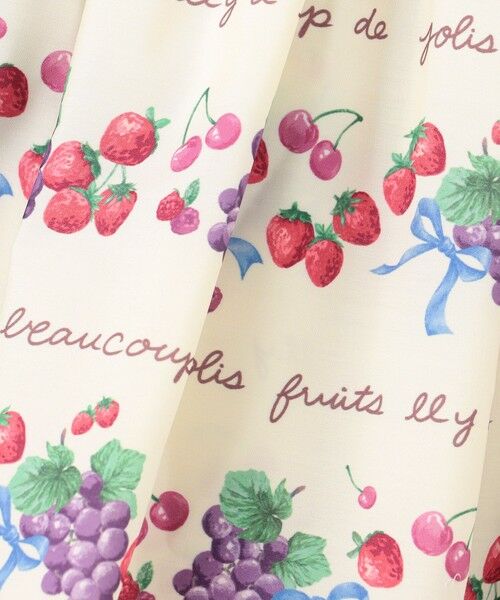 ANY / エニィ ミニ・ひざ丈スカート | 総柄フルーツ スカート | 詳細11