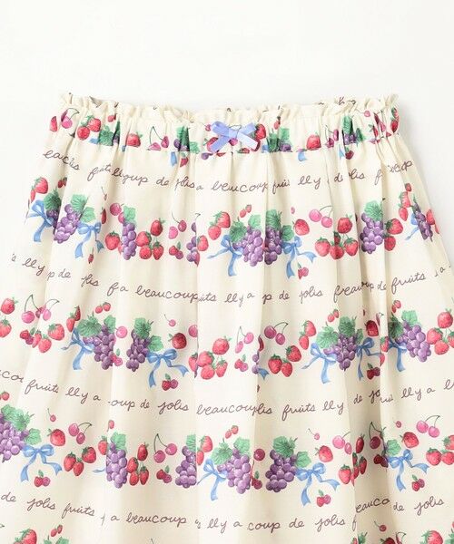 ANY / エニィ ミニ・ひざ丈スカート | 総柄フルーツ スカート | 詳細6
