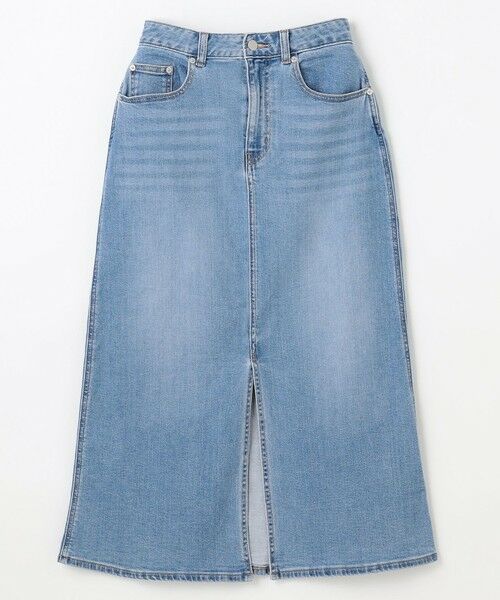ANY / エニィ ミニ・ひざ丈スカート | フロントスリットデニムスカート | 詳細15