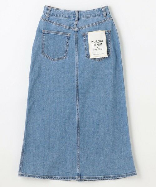 ANY / エニィ ミニ・ひざ丈スカート | フロントスリットデニムスカート | 詳細16