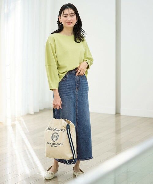 ANY / エニィ ミニ・ひざ丈スカート | フロントスリットデニムスカート | 詳細24