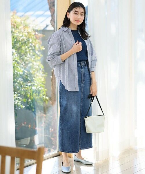 ANY / エニィ ミニ・ひざ丈スカート | フロントスリットデニムスカート | 詳細29