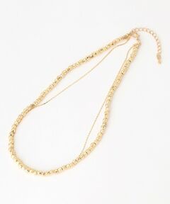 ANY / エニィ ネックレス・ペンダント・チョーカー | ２連メタルチェーンネックレス