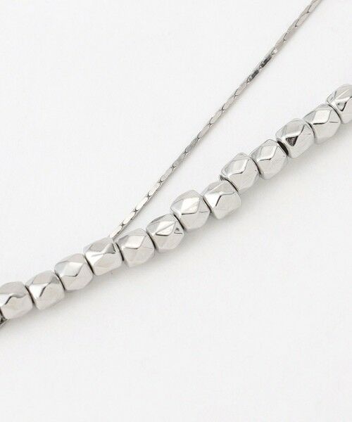 ANY / エニィ ネックレス・ペンダント・チョーカー | ２連メタルチェーンネックレス | 詳細4