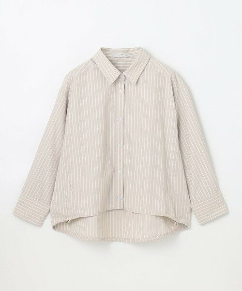 ANY / エニィ シャツ・ブラウス | 【洗濯機可】ストライプドロストシャツ | 詳細5