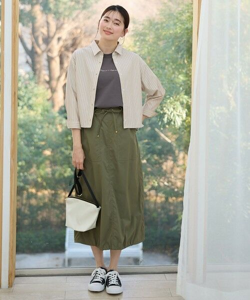 ANY / エニィ シャツ・ブラウス | 【洗濯機可】ストライプドロストシャツ | 詳細3