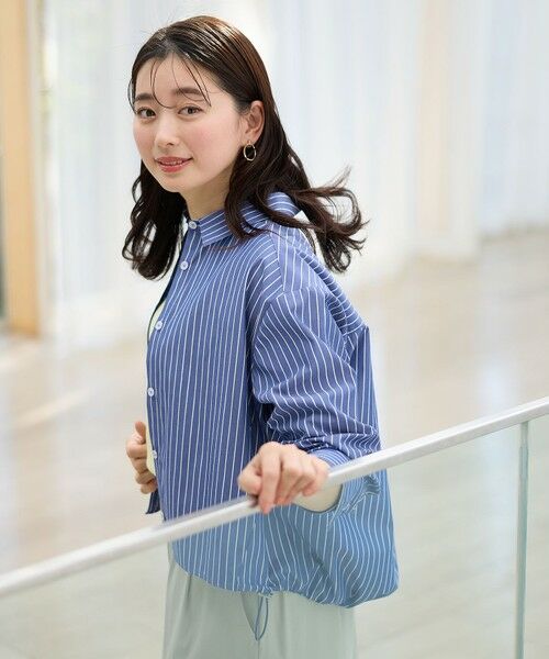 ANY / エニィ シャツ・ブラウス | 【洗濯機可】ストライプドロストシャツ | 詳細13