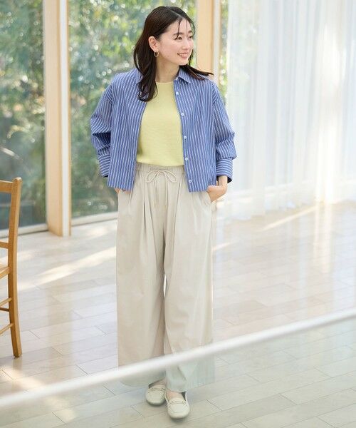 ANY / エニィ シャツ・ブラウス | 【洗濯機可】ストライプドロストシャツ | 詳細15