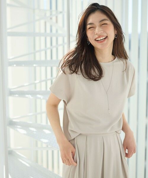 ANY / エニィ シャツ・ブラウス | 【吸水速乾/イージーケア/UVカット/接触冷感】さらさらDRYブラウス | 詳細1